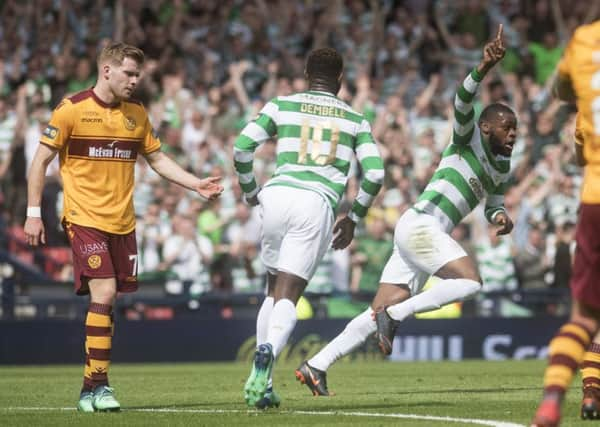 Olivier Ntcham makes it 2-0. Picture: John Devlin