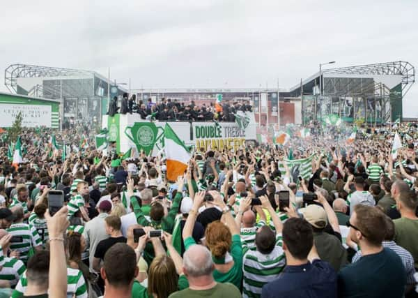 A general view of the victory parade. Picture: SNS Group