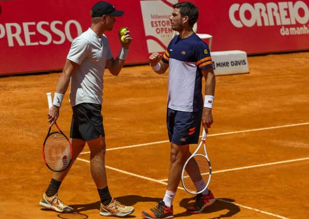 Kyle Edmund, ranked world No.17 with Cameron Norrie, 68 places behind him, have ambitious plans for Roland Garros. Photograph: Carlos Rodrigues/Getty Images