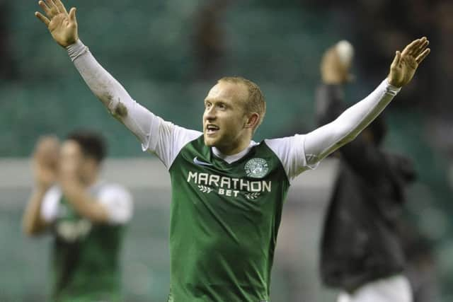 Hibs midfielder Dylan McGeouch. Picture: Neil Hanna