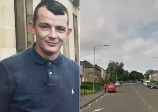 Steven Campbell died along Burnhill Street in Rutherglen