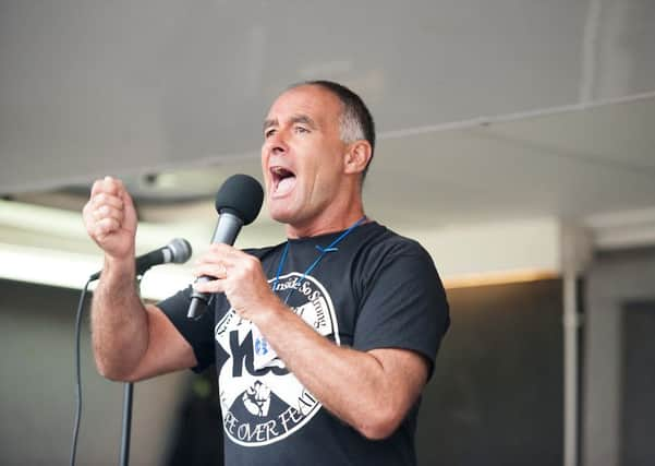 Tommy Sheridan. Picture: John Devlin