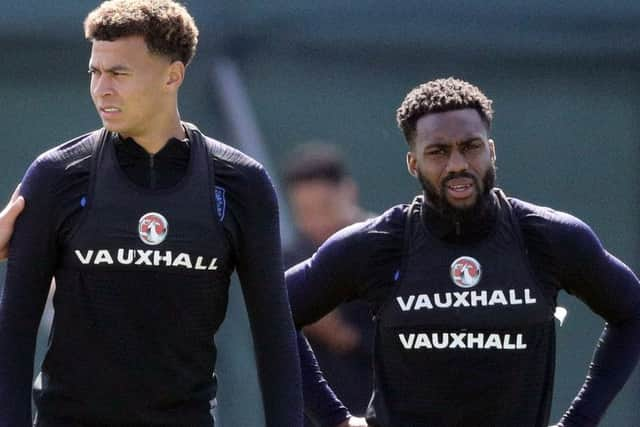 Dele Alli and Danny Rose. Picture: PA