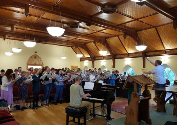 The St Magnus Festival Chorus PIC: Rachael Batty