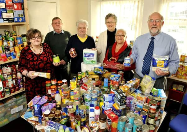 A food bank.