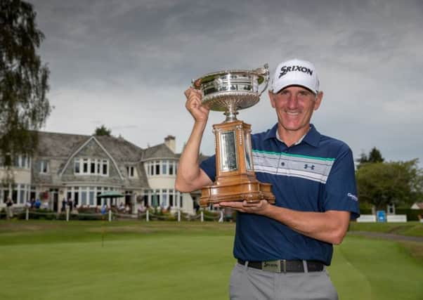 Scottish Amateur Championship winner Euan McIntosh. Picture: Kenny Smith