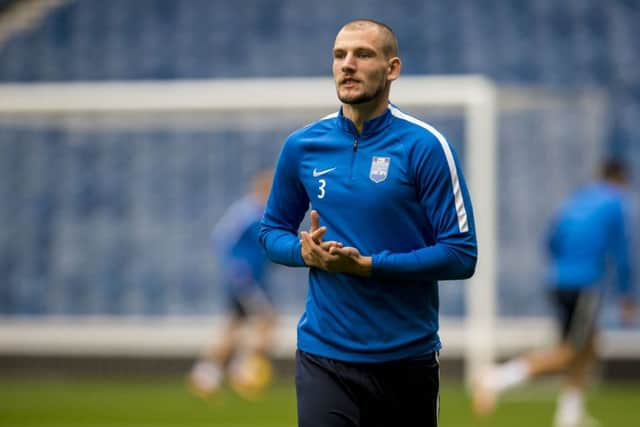 Borna Barisic prior to his side's second-leg draw with Rangers at Ibrox. Picture: SNS