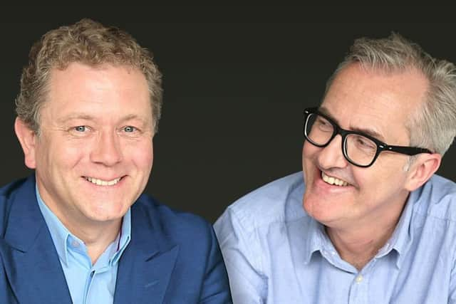 Jon Culshaw and Bill Dare. Picture: Contributed