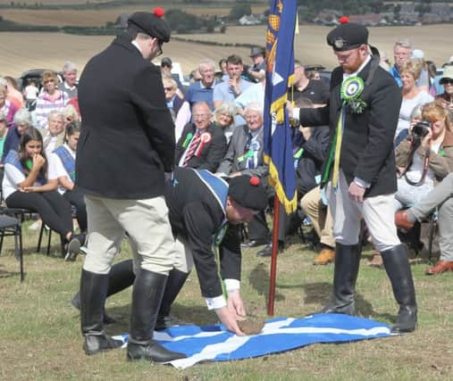 Sgt Bradley, Coldstream Gaurds with Stefan and Lord Purvis of Tweed.