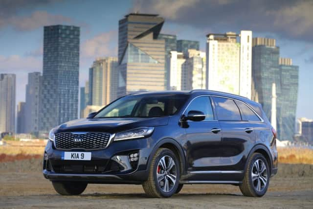 The Sorento, Kia's South Korean-built flagship.