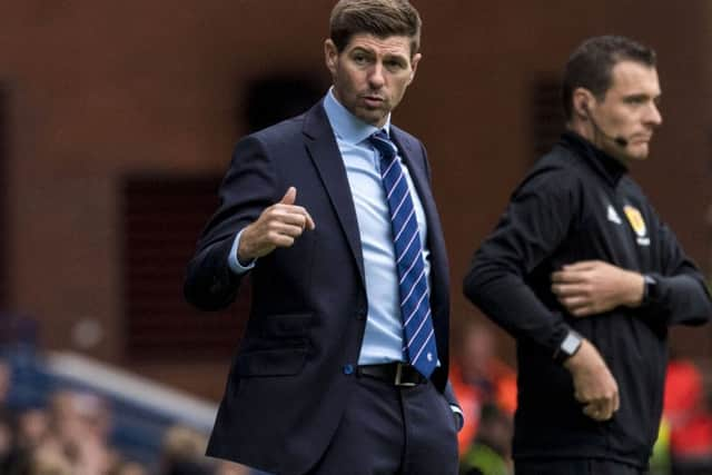 Rangers manager Steven Gerrard. Picture: SNS