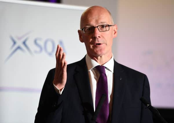 John Swinney has set out the new educational measures. Picture: John Devlin.