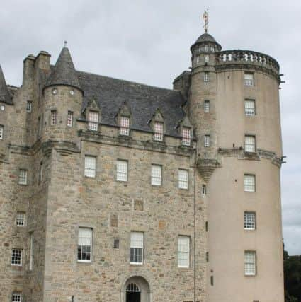 Archaeologists at work at Castle Fraser, where evidence of a 17th Century attack may have been found. PIC: Contributed.