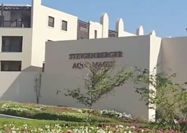 The Steigenberger Aqua Magic Hotel in Hurghada, Egypt. Picture: AP Photo/APTN