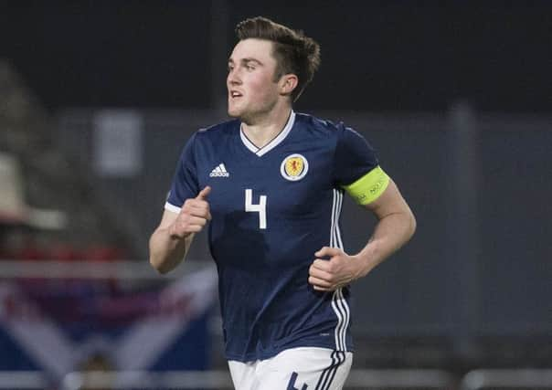 23/03/18 2019 EUROPEAN CHAMPIONSHIP QUALIFIER 
 ANDORRA U21 V SCOTLAND U21 (1-1)
 ANDORRA
 John Souttar in action for Scotland