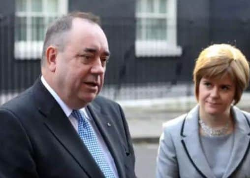 Nicola Sturgeon with Alex Salmond. Picture: PA Wire