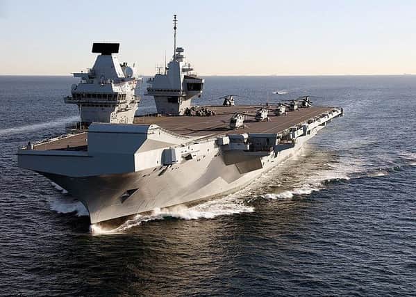 British sailors on HMS Queen Elizabeth arrested in first overseas trip
