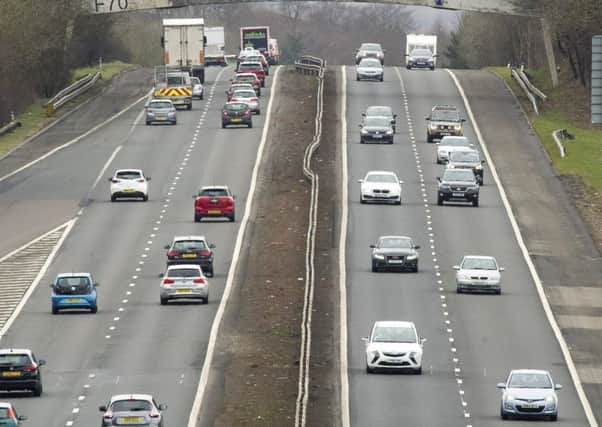 David Collum was spotted driving dangerously on the M8 by a retired police officer (stock pic)