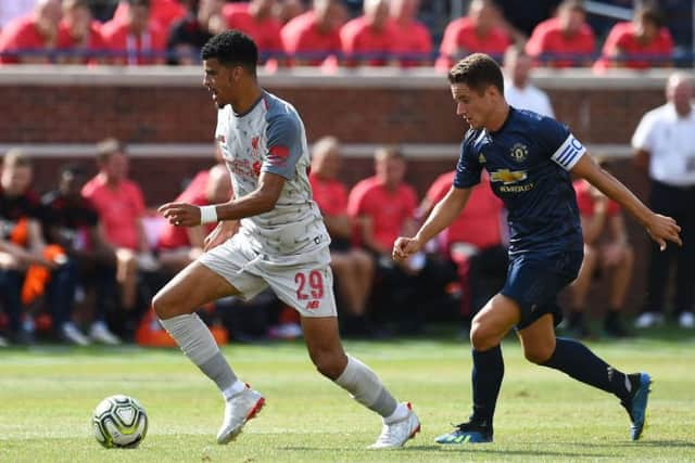 Dominic Solanke, in action for Liverpool during pre-season, was wanted by Rangers. Picture: Andrew Powell/Liverpool FC via Getty