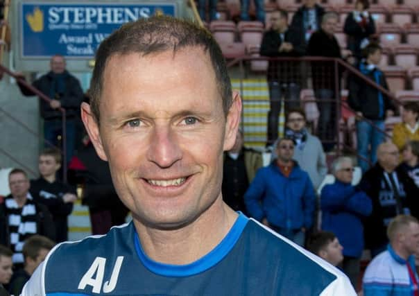 Dunfermline manager Allan Johnston. Pic: SNS