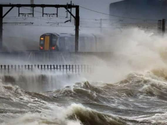 High waves at Saltcoats