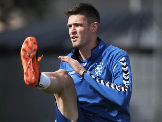 Steven Gerrard has said that Kyle Lafferty will start for Rangers (Photo: SNS)