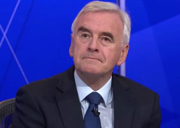 John McDonnell, Shadow Chancellor