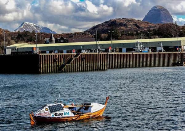 Duncan Hutchison who has been rescued off the coast of Land's End after attempting a solo trip across the Atlantic in a homemade boat. Picture; PA