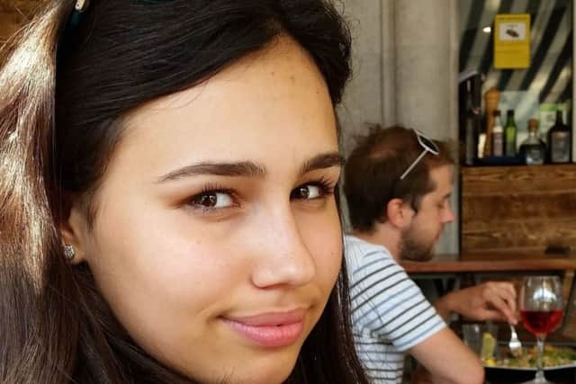 Natasha Ednan-Laperouse 15, from Fulham, west London, who died after she fell ill on a flight from London to Nice after eating a sandwich at Heathrow Airport two years ago. Picture: SWNS