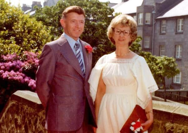 Undated handout photo issued by Police Scotland of George Murdoch with his wife Jessie in 1977. The family of the "gentle and kind-hearted" taxi driver, murdered 35 years ago, have issued a fresh appeal for information to help catch the killer. Picture; PA