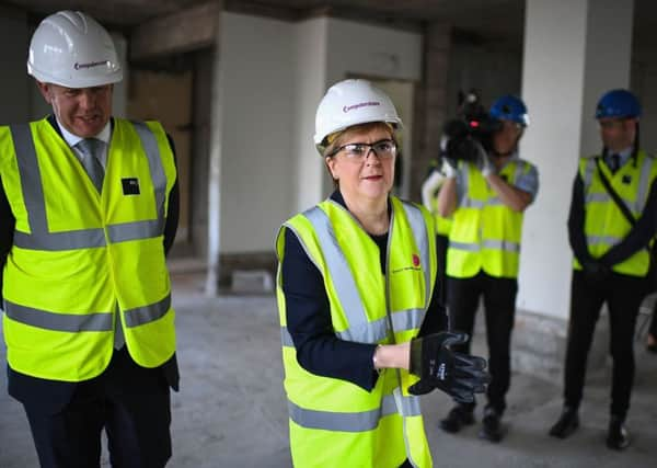 Nicola Sturgeon visits Computershare's offices in June 2017. Picture: Jeff J Mitchell/Getty