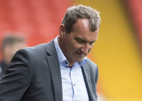 Csaba Laszlo has been shown the door by Dundee United