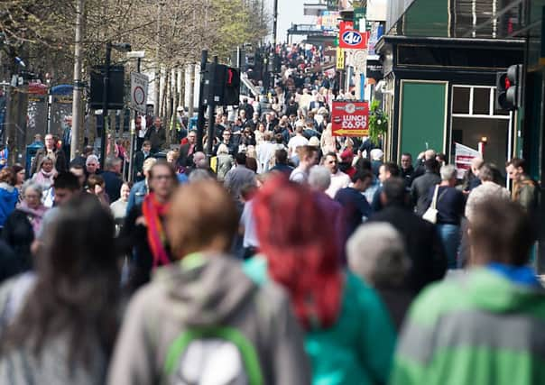 Places like Sauchiehall Street in Glasgow should be vibrant places, full of people (Picture: John Devlin)