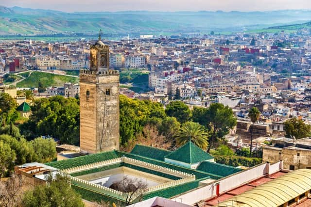 The mosque at Bab Guissa Gate in Fes