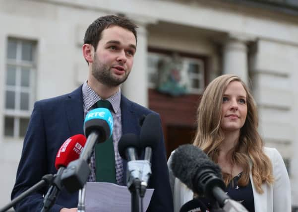 Daniel and Amy McArthur of Ashers Baking Company.  Picture: PA Wire