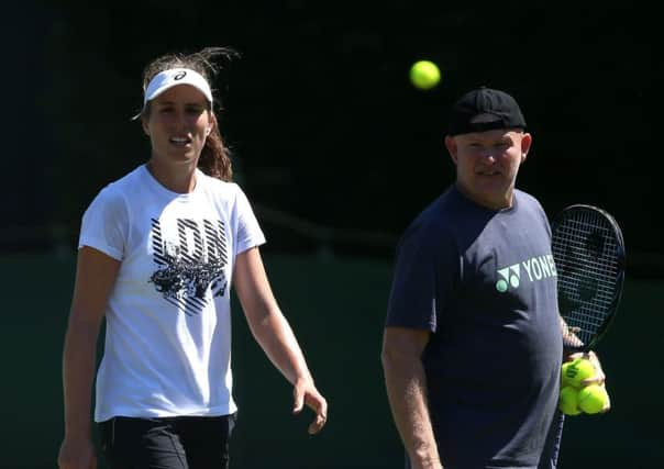 Johanna Konta has split with coach Michael Joyce. Picture: Nigel French/PA Wire