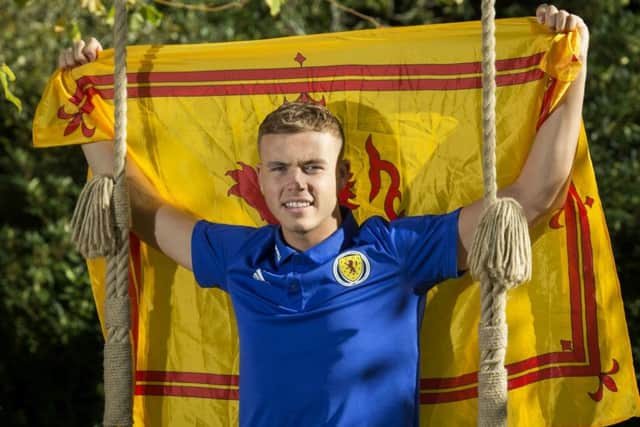 Hibs defender Ryan Porteous is looking forward to taking on England Under-21s at Tynecastle on Tuesday night. Picture: Craig Foy/SNS