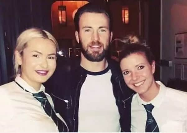 Chris Evans pictured out in Edinburgh via Edinburgh Evening News