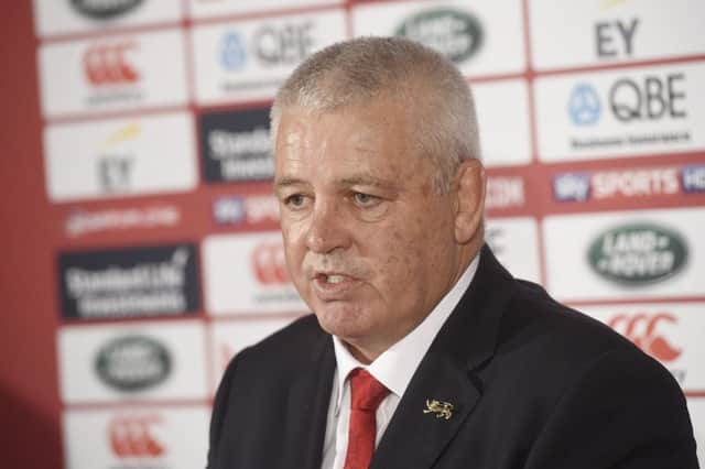 Wales head coach Warren Gatland. Picture: Greg Macvean