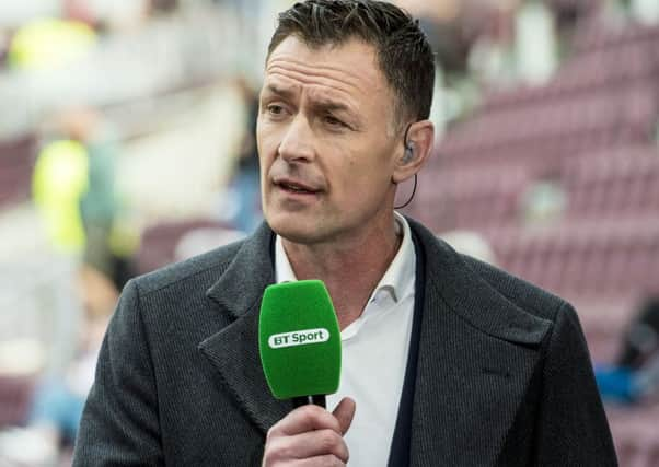 Chris Sutton used Rangers to poke fun at Robbie Savage. Picture: SNS/Alan Harvey