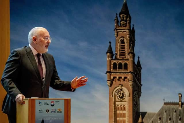 EC vice president Frans Timmermans. Picture: AFP/Getty Images