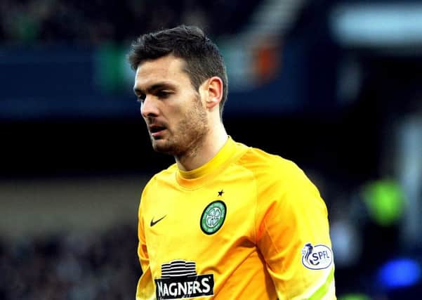 Craig Gordon slept under the stars at Celtic Park on Saturday.  Picture: Lisa Ferguson