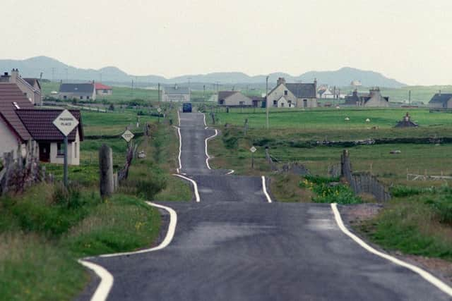 Putting an autonomous vehicle on some of Scotland's rural roads will be challenging. Picture: Allan Milligan