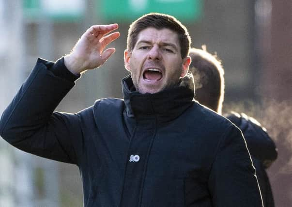 Rangers manager Steven Gerrard. Picture: SNS