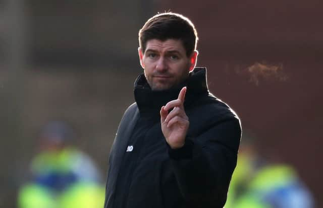 Rangers manager Steven Gerrard. Picture: PA