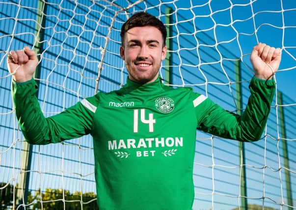 Stevie Mallan at the Hibernian Training Centre. Picture: Ross Parker/SNS