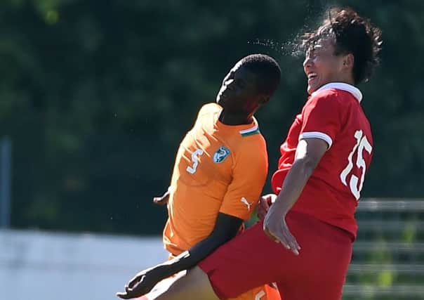 Vakoun Issouf Bayo featuring for Ivory Coast at the Toulon Tournament in 2015. Picture: Getty