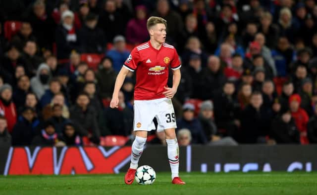 Manchester United midfielder Scott McTominay. Picture: Getty