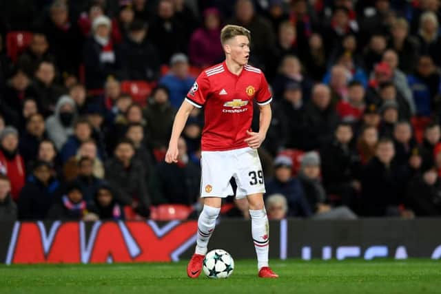 Manchester United midfielder Scott McTominay. Picture: Getty