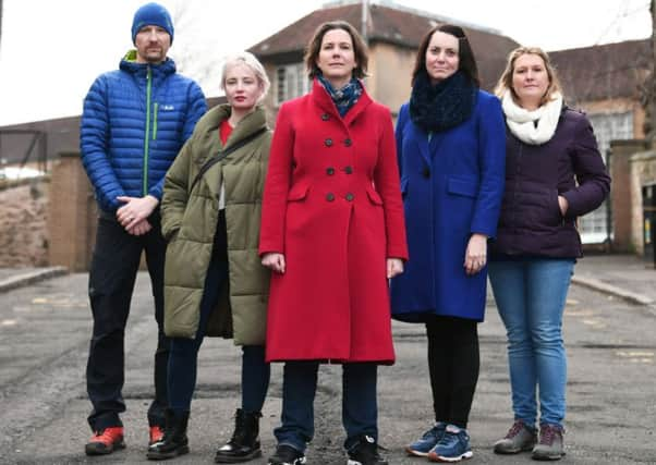 Campaigners David Gould, Gemma Gerber, Viviana Kennedy, Jill Grady and Niamh Breakey. Picture: John Devlin